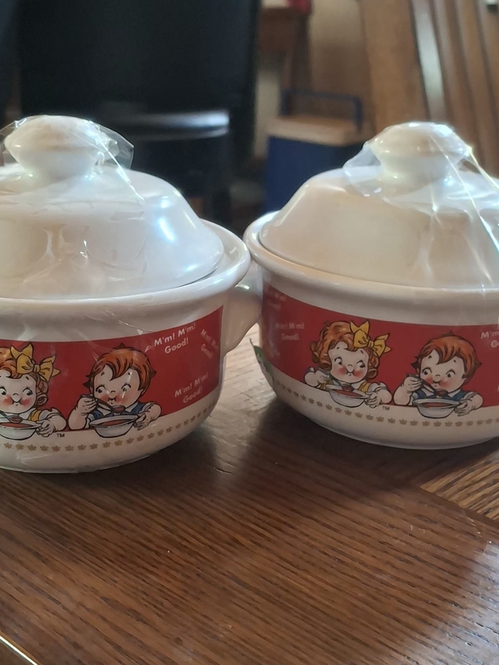 Campbell's Soup Kids Ceramic Mugs Campbell's Kids On Both Sides – Set of 2 - Picture 6 of 7